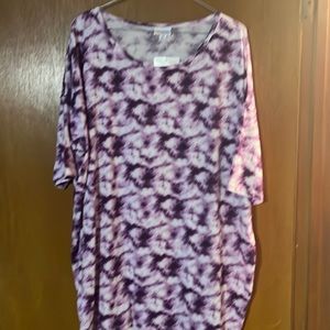 Purple Tie-Dye Women's Top